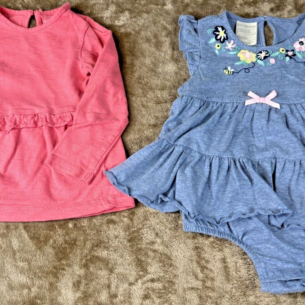 Carter's First Impressions Dresses Lot of 2 Baby Girl 18M
